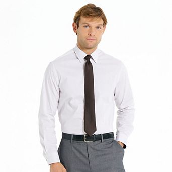Men's Nick Graham Kent Square Modern Fit Dress Shirt & Tie Set