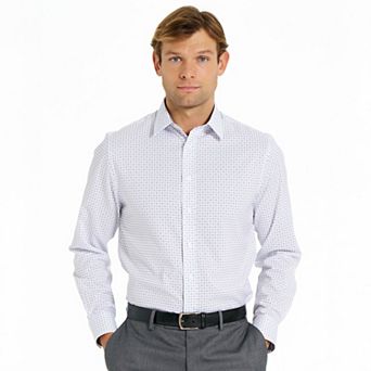 Men's Nick Graham Star Neat Traveler Modern Fit Dress Shirt