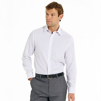 Men's Nick Graham Star Neat Traveler Modern Fit Dress Shirt