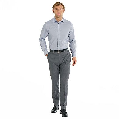 Men's Nick Graham Graph Check Traveler Modern Fit Dress Shirt