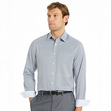 Men's Nick Graham Graph Check Traveler Modern Fit Dress Shirt