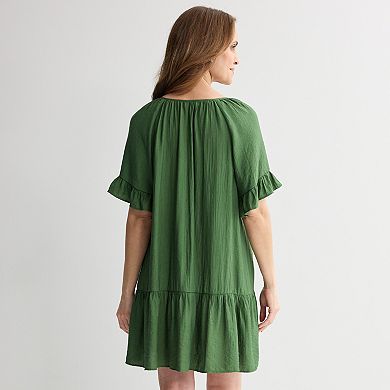 Women's Robbie Bee Flounce Hem Dress
