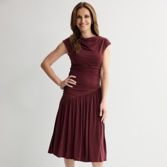 Women's Robbie Bee Drape Dress