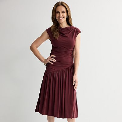 robbie bee dress Robbie Bee Petite Tie-Front Midi Dress
