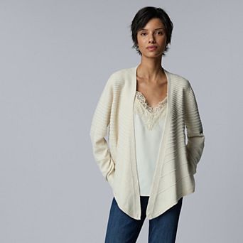 Women's Simply Vera Vera Wang Luxe Cashmere Blend Cardigan