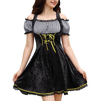 Women's 3 pc Short Sleeve Dress Costumes