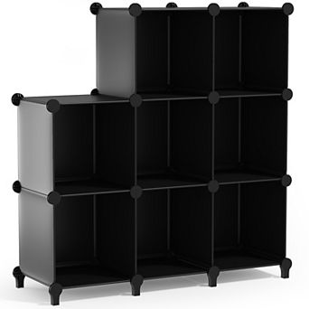 Sorbus 8-Cube Storage Organizer Cubby Shelf for Closet, Toys, Books, and More