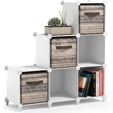 Sorbus 6-Cube Storage Organizer Cubby Shelf for Closet, Toys, Books, and More