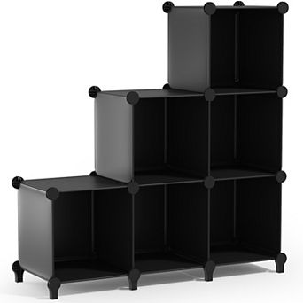 Sorbus 6-Cube Storage Organizer Cubby Shelf for Closet, Toys, Books, and More