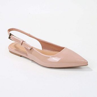 Caitriona Patent Slingback Flats