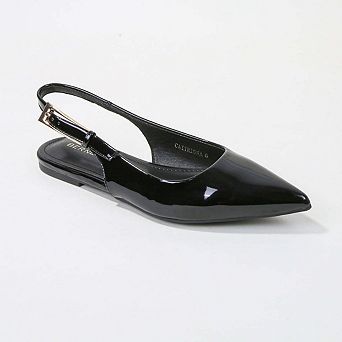 Caitriona Patent Slingback Flats