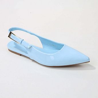 Caitriona Patent Slingback Flats
