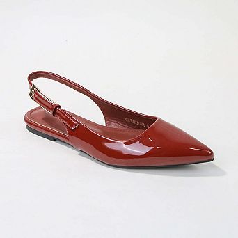 Caitriona Patent Slingback Flats