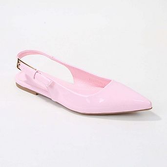 Caitriona Patent Slingback Flats