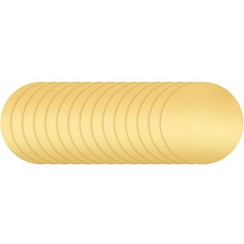 50 pc Christmas Round Paper Placemats Decorative Disposable Placemats Table Mats