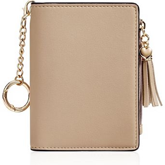 RFID-Protected Women's Wallet: Slim, Stylish, 8 Card Slots, ID Window, Coin Pocket