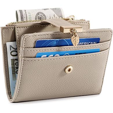 Slim PU Leather Wallet with 7 Card Slots, Coin Pocket & ID Window - Perfect Gift