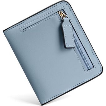 Luxury Slim Wallet with RFID Protection: 6 Card Slots, ID Window, & Coin Pocket