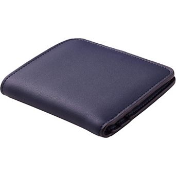 Luxury Slim Wallet with RFID Protection: 6 Card Slots, ID Window, & Coin Pocket