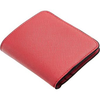 Luxury Slim Wallet with RFID Protection: 6 Card Slots, ID Window, & Coin Pocket