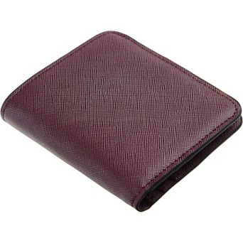 Luxury Slim Wallet with RFID Protection: 6 Card Slots, ID Window, & Coin Pocket