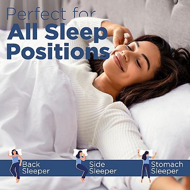 Soft, Durable 2-Pack Pillows for All Sleepers