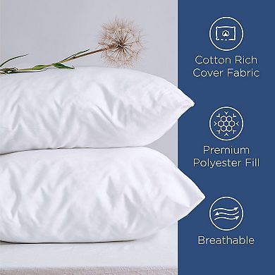 Soft, Durable 2-Pack Pillows for All Sleepers