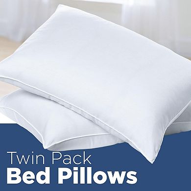 Soft, Durable 2-Pack Pillows for All Sleepers