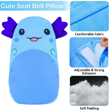 Soft & Cute Seat Belt Pads for Kids - Comfortable Travel Pillow