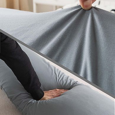Memory Foam Body Pillow with Removable Pillowcase-Fluffy Body Pillows