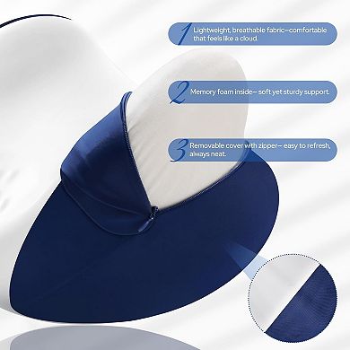 Ergonomic Memory Foam Knee Pillow for Side Sleepers