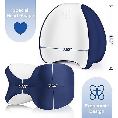 Ergonomic Memory Foam Knee Pillow for Side Sleepers