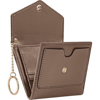 Small Women's RFID Wallet: Compact, 9 Card Slots, Coin Pocket