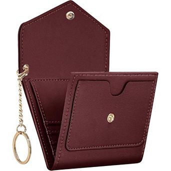 Small Women's RFID Wallet: Compact, 9 Card Slots, Coin Pocket