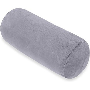 Soft Velvet Round Pillow: Multi-Use, Adjustable Support for Travel