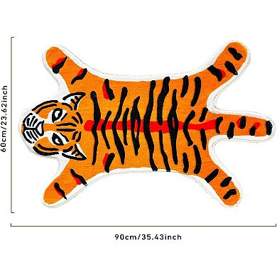 Tiger Bathroom Rugs, Tiger Rug, Animal Rug, Bath Mats for Bathroom, Cute Bath Mat