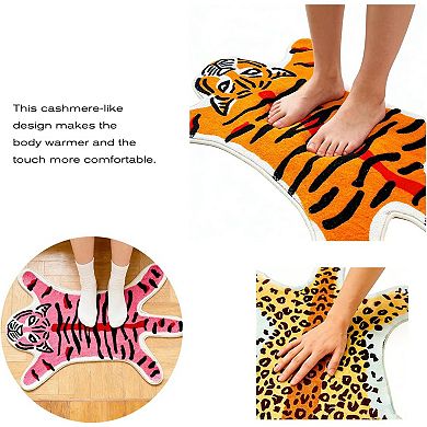 Tiger Bathroom Rugs, Tiger Rug, Animal Rug, Bath Mats for Bathroom, Cute Bath Mat