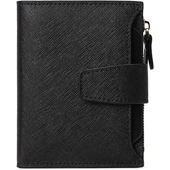 RFID Blocking Leather Wallet for Women - Compact, Stylish, & Secure
