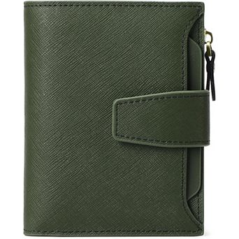 RFID Blocking Leather Wallet for Women - Compact, Stylish, & Secure