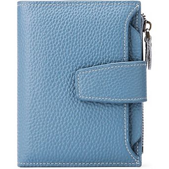 RFID Blocking Leather Wallet for Women - Compact, Stylish, & Secure