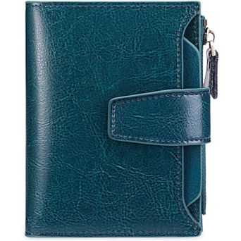 RFID Blocking Leather Wallet for Women - Compact, Stylish, & Secure