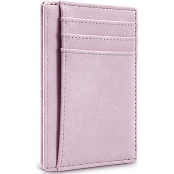 Slim RFID Blocking Wallet: 6 Card Slots, Lightweight, Handmade Leather