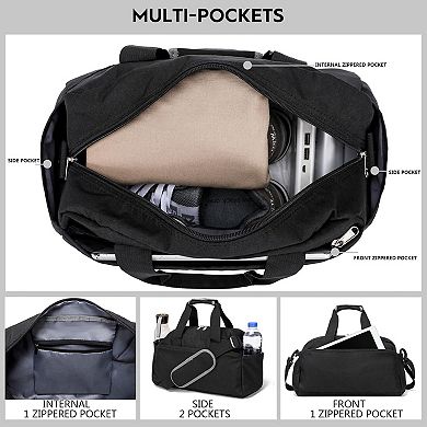 14" Lightweight Mini Duffel Bag for Gym, Travel, Sports