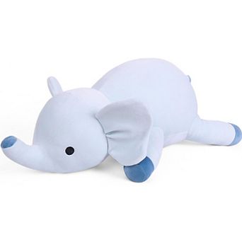 Weighted Elephant Stuffed Toy, 24" 4.2lbs, Soft, Comfortable, Ideal for Sleep
