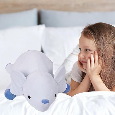 Weighted Elephant Stuffed Toy, 24" 4.2lbs, Soft, Comfortable, Ideal for Sleep