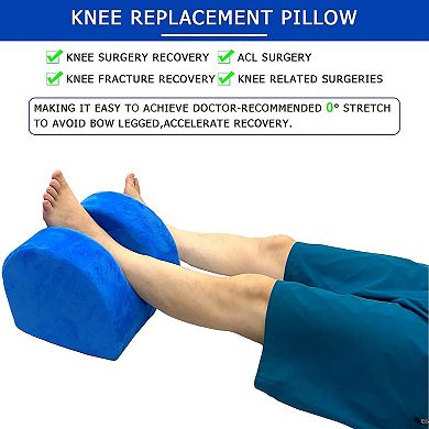 Knee Recovery Pillow for Post-Op Extension, Comfort, and Alignment