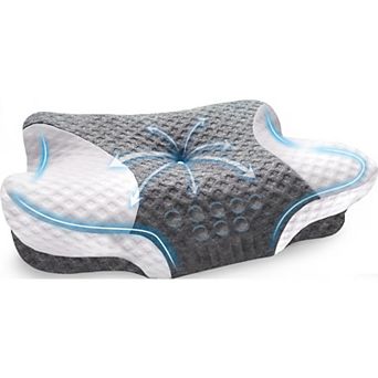 Ergonomic Memory Foam Pillow for Neck Support & Comfort