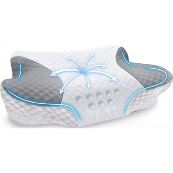 Ergonomic Memory Foam Pillow for Neck Support & Comfort