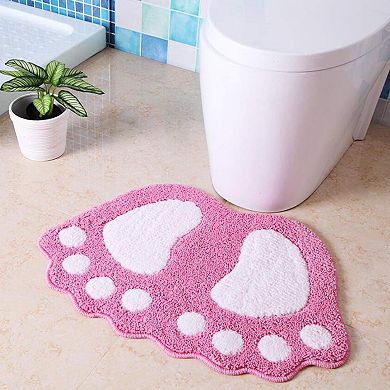 Soft Microfiber Non-Slip Bath Mat - Perfect for Bathroom & Shower, Machine Washable, 16" X 24"