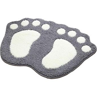 Soft Microfiber Non-Slip Bath Mat - Perfect for Bathroom & Shower, Machine Washable, 16" X 24"